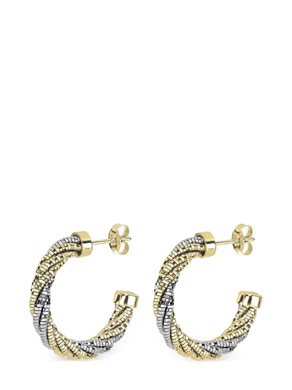DESMOS Orecchini a cerchio Spring Twist - Oro