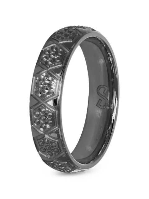 DESMOS MB 05 engraved-band ring