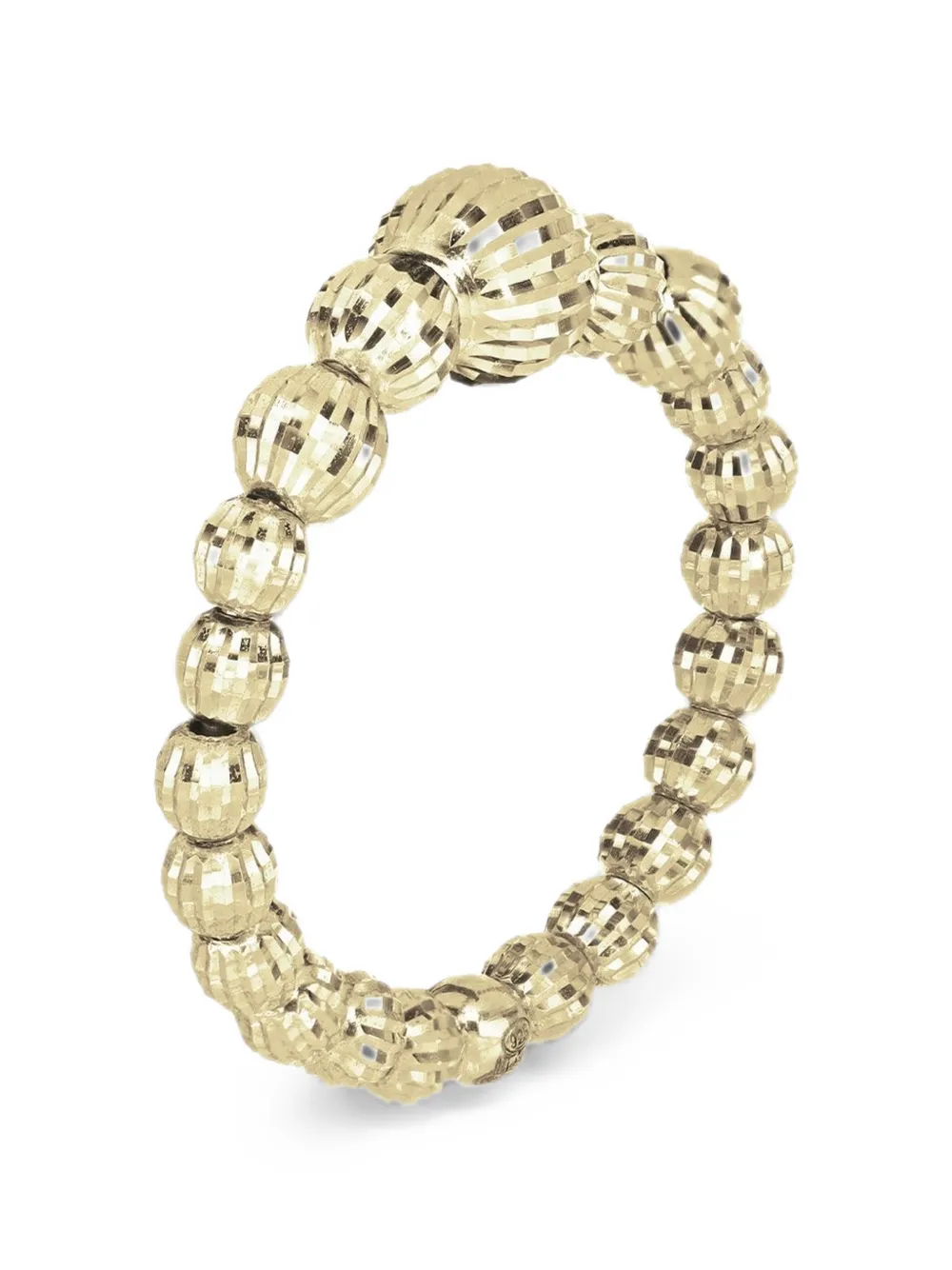 Desmos Crystal Gala Beaded Ring In Gold