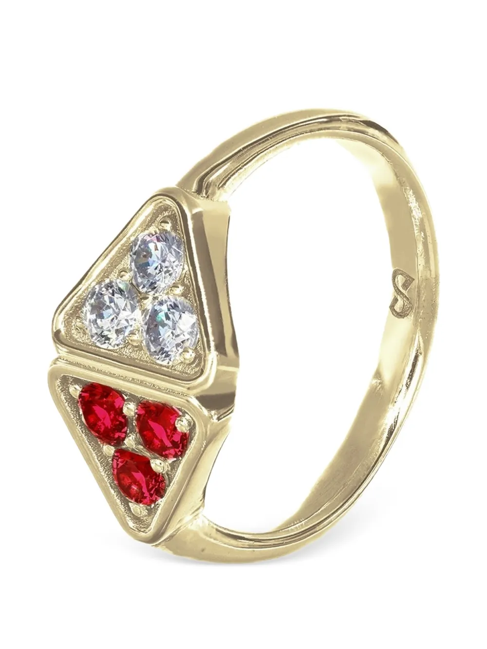 DESMOS Infinity cubic-zirconia ring - Oro