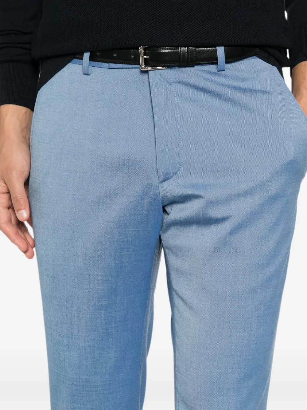 Karl Lagerfeld Slim-fit pantalon Blauw