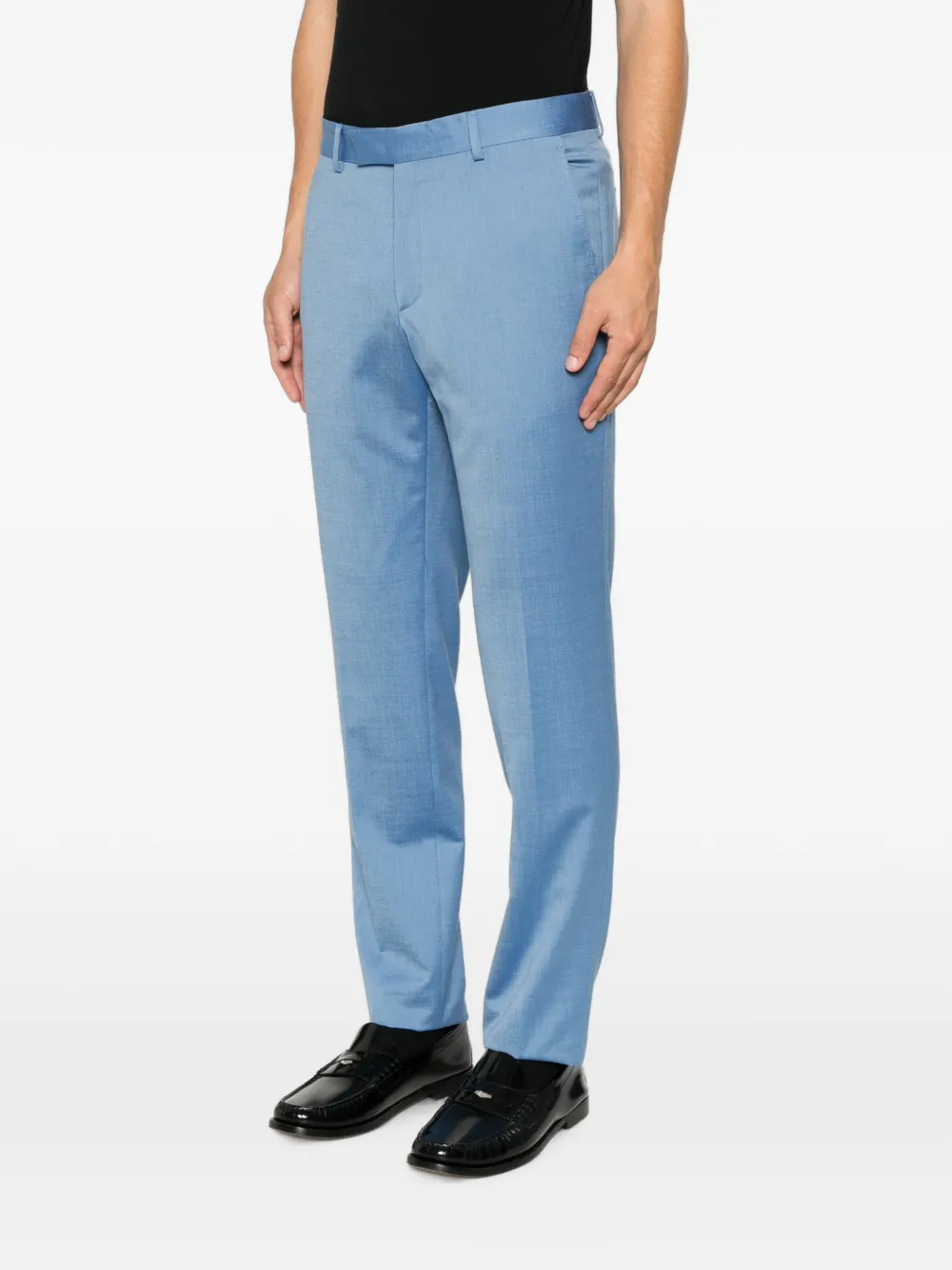 Karl Lagerfeld Slim-fit pantalon Blauw