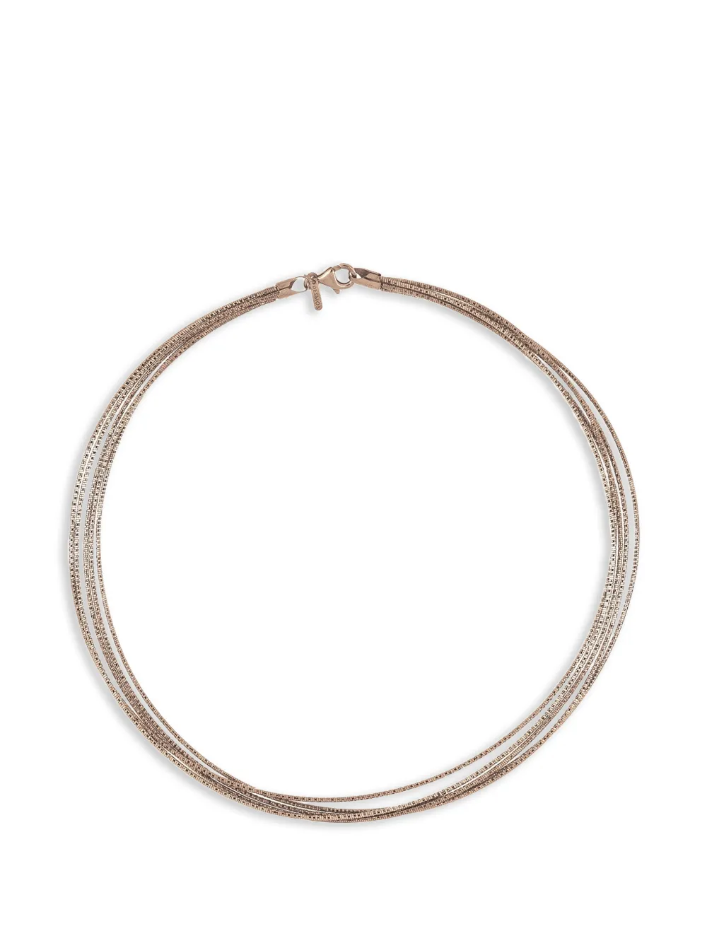 Desmos Spring Line Multi-strand Necklace In Rosa