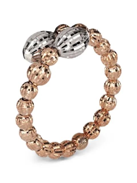 DESMOS Crystal two-element contrarié ring