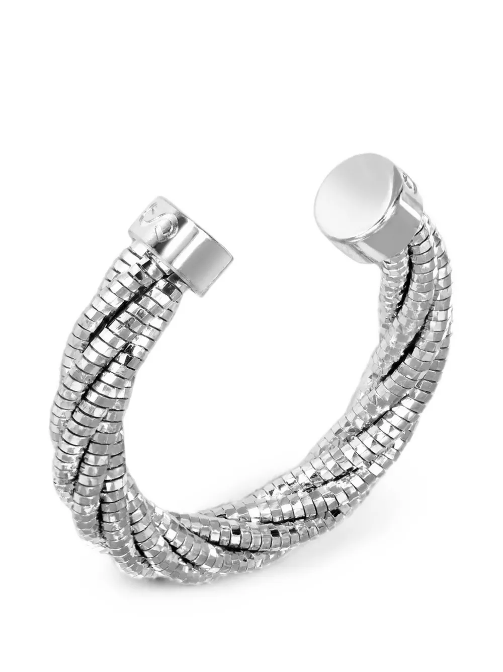 DESMOS Anello Spring Twist - Argento