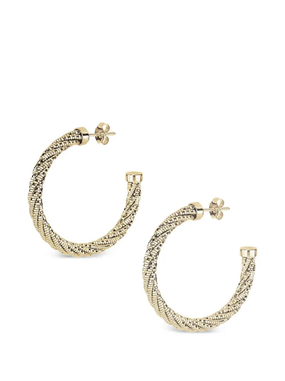 DESMOS Spring Twist hoop earrings - Oro