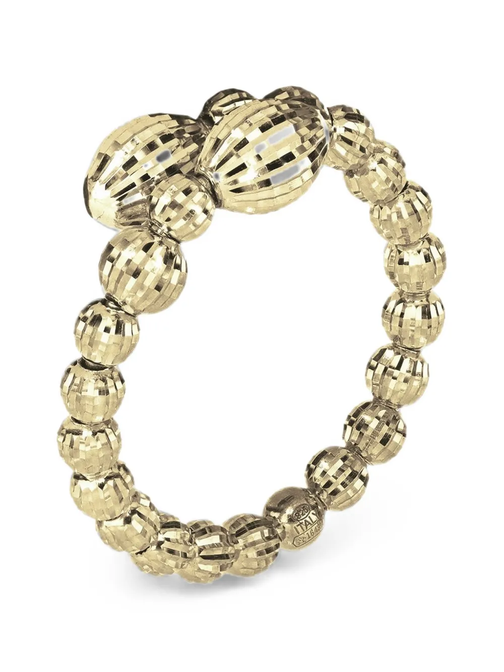 DESMOS Anello Crystal a contrasto - Oro