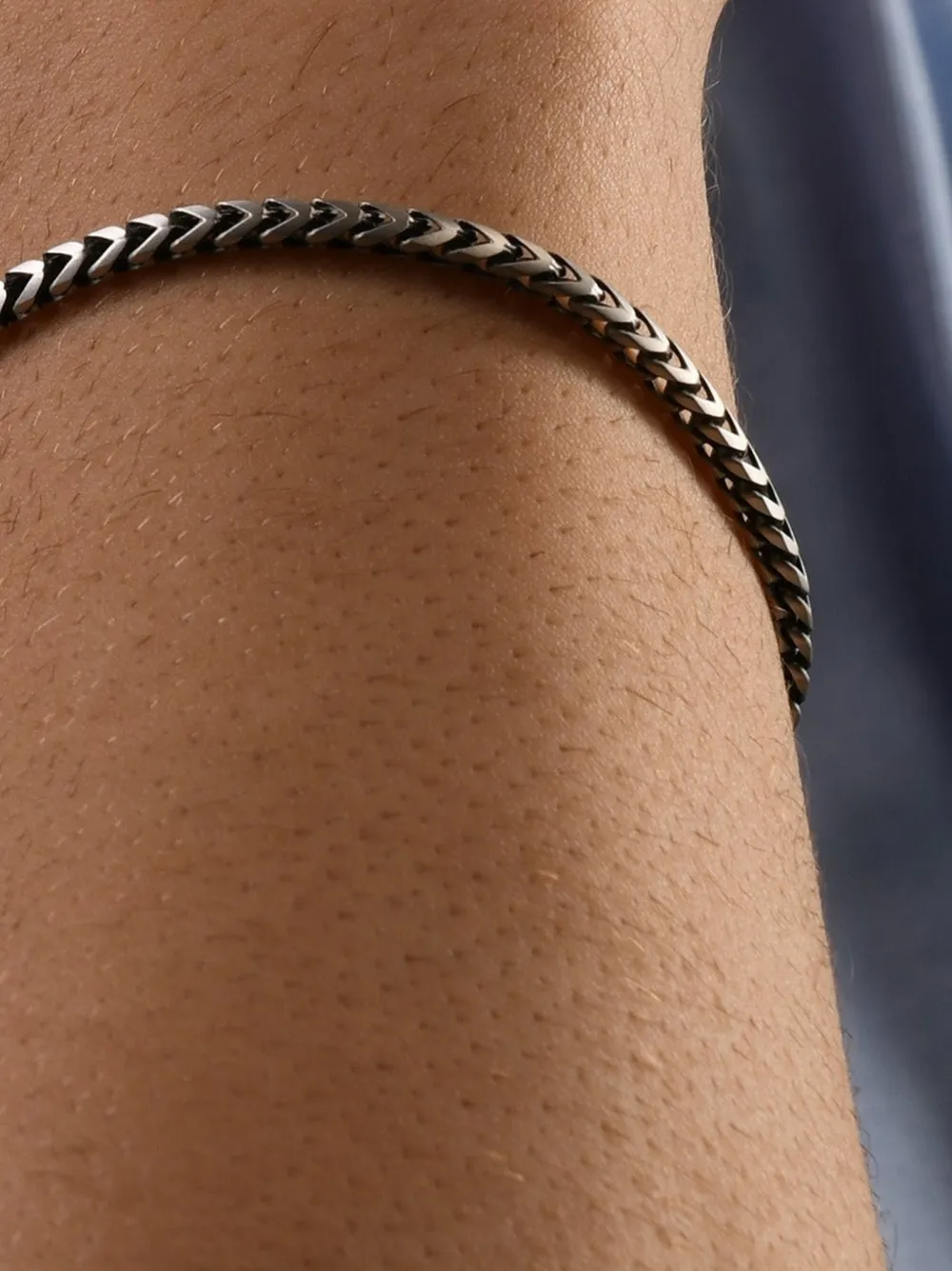  Desmos Pulsera Fish Bone - Plateado 