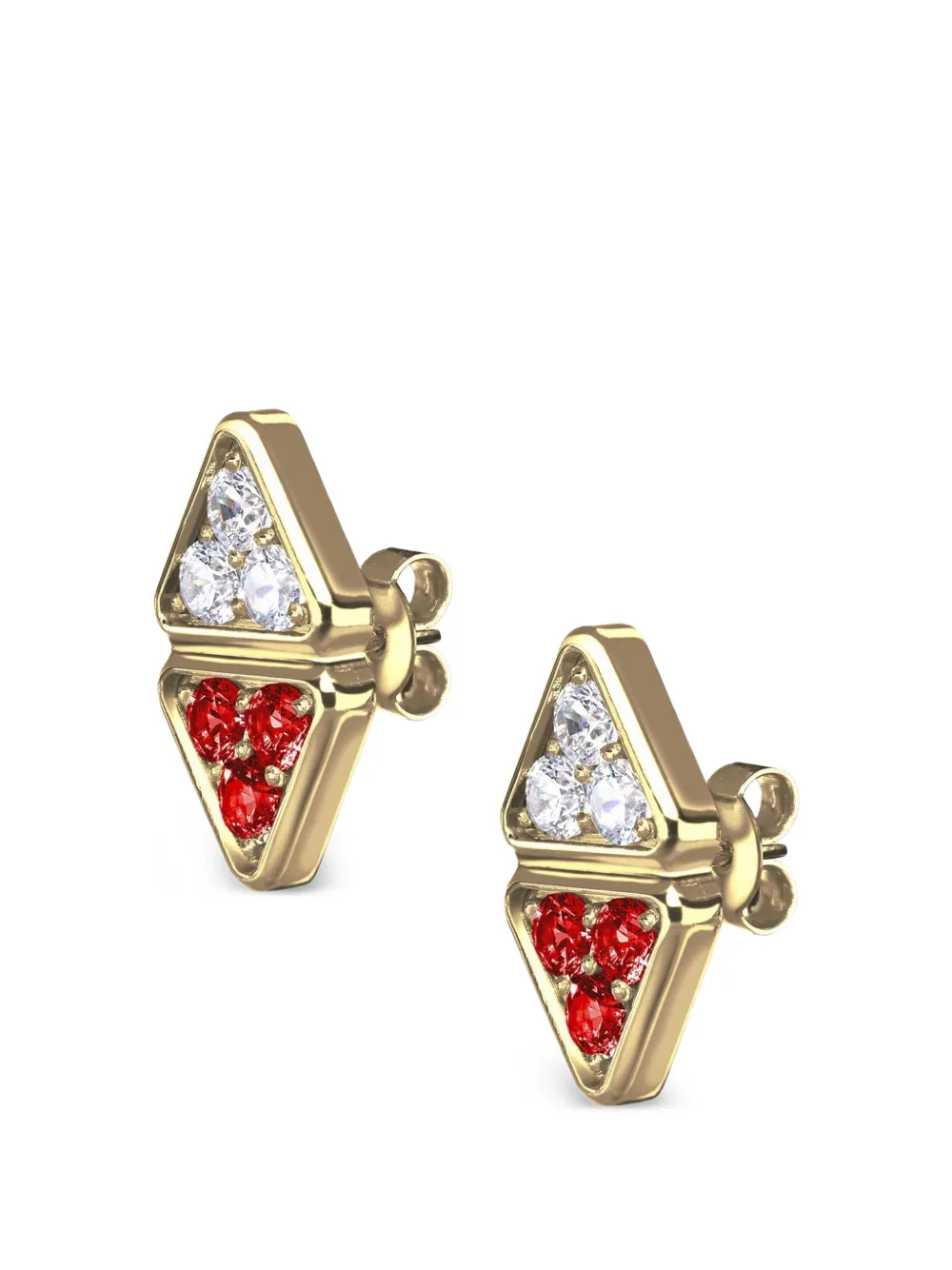 DESMOS Infinity cubic zirconia earrings - Oro
