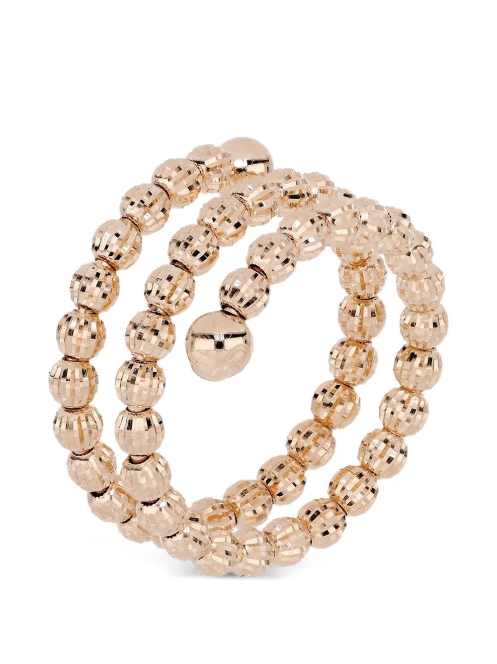 DESMOS Crystal spiral ring - Rosa