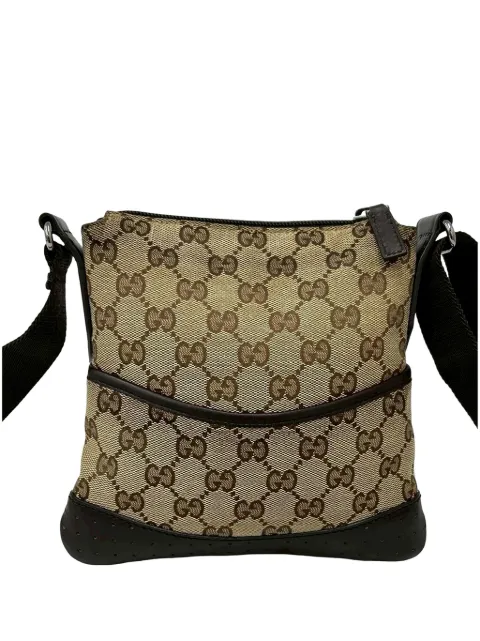 Gucci Pre-Owned bandolera pequeña de lona con estampado GG 2000-2015