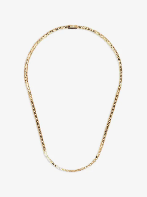 DESMOS Greek square-link necklace