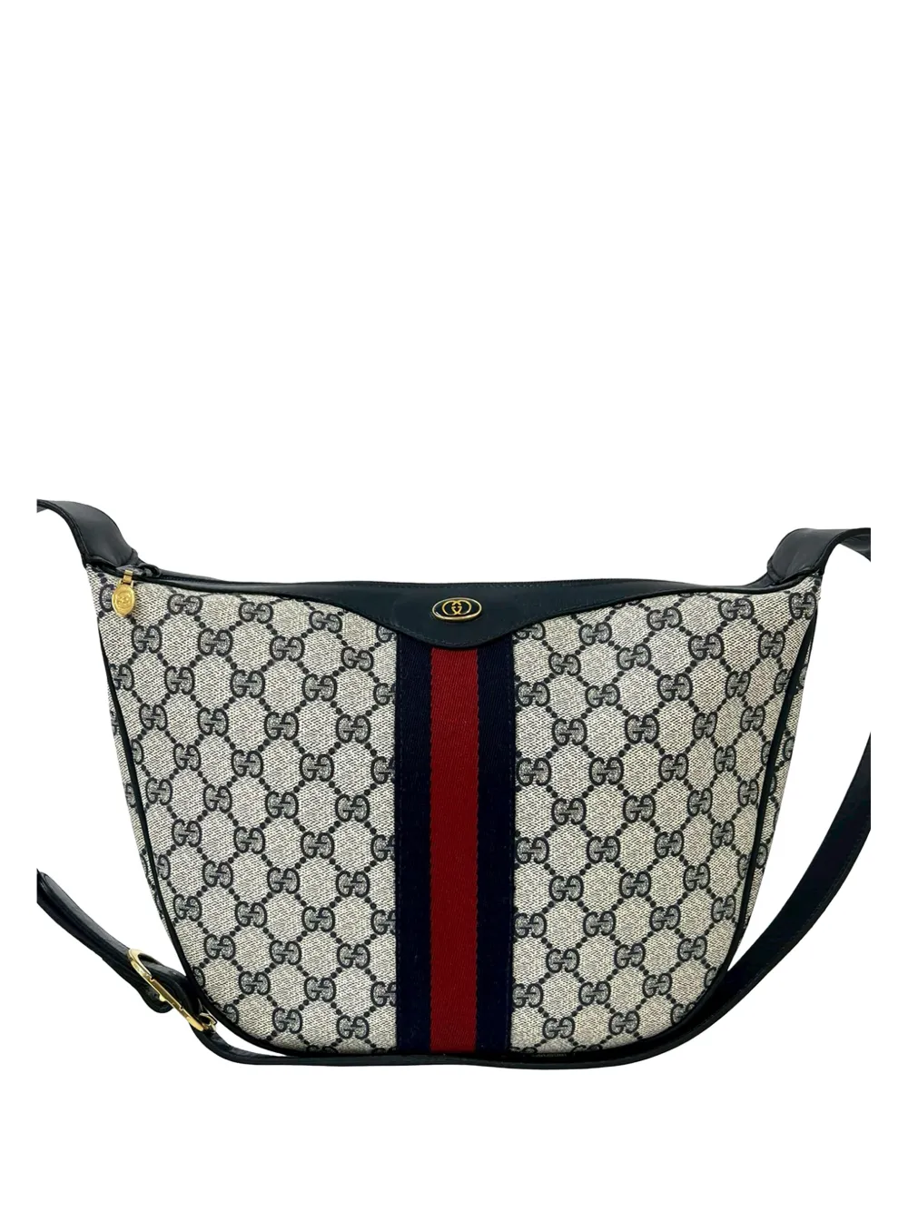 Gucci Pre-Owned 20th Century GG Supreme Web crossbody bag - Toni neutri