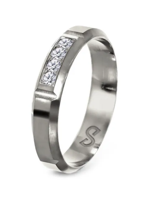 DESMOS Miami Sun cubic-zirconia ring
