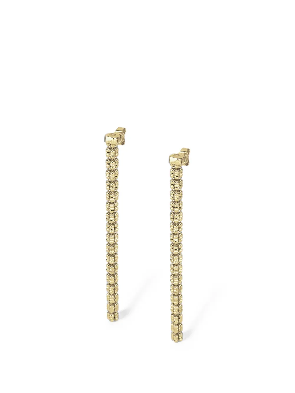 DESMOS Infinity beaded earrings - Oro