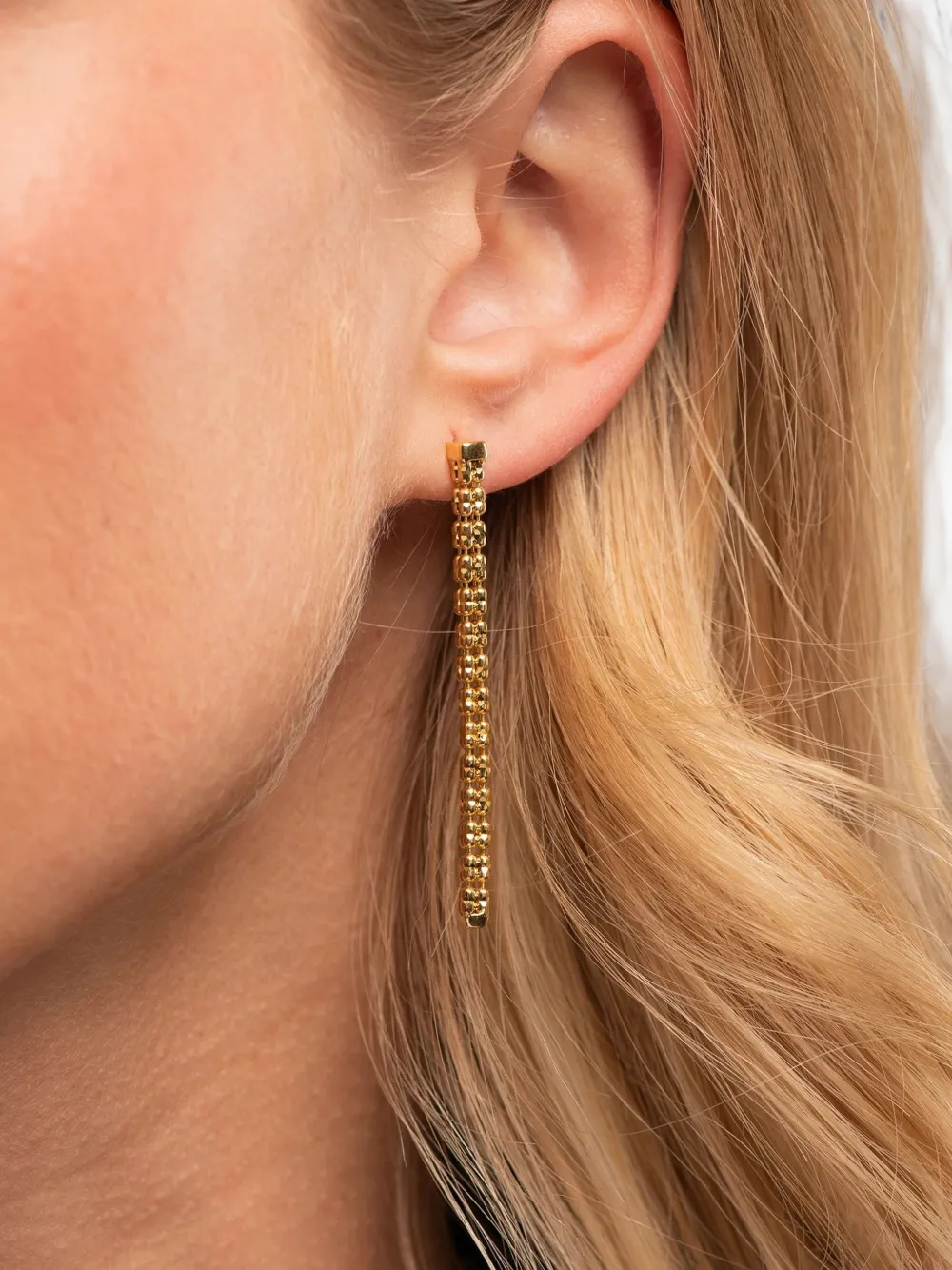  Desmos Infinity Beaded Earrings - Or 