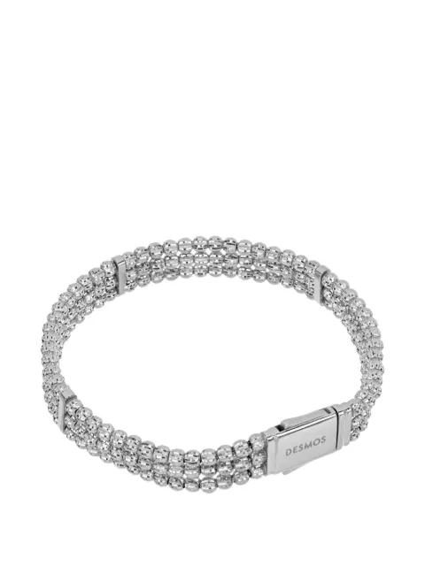 DESMOS Crystal three-row beaded bracelet