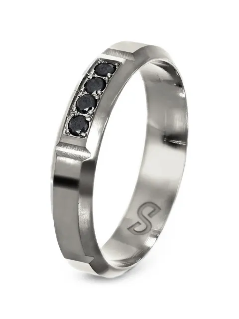 DESMOS Miami Sun zirconia-embellished ring