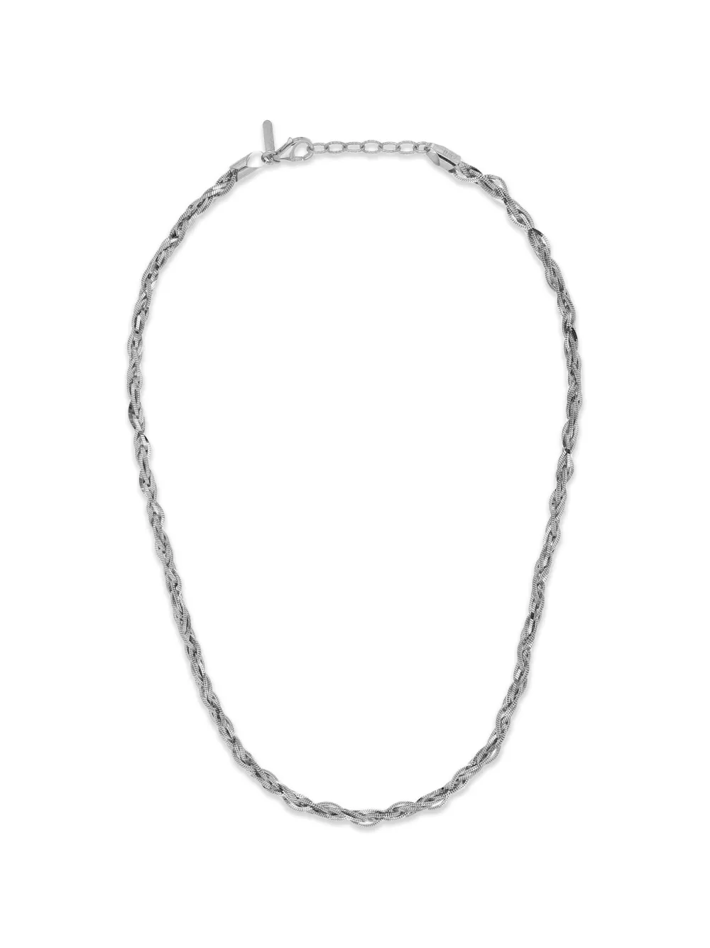 Desmos Weave Multi-strand Necklace In 银色