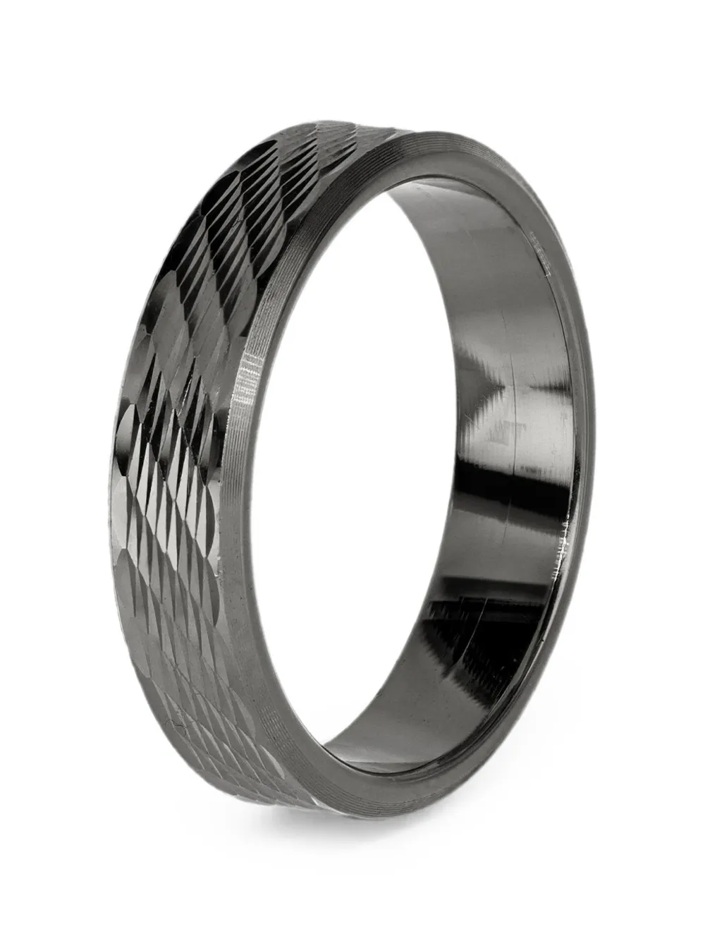 DESMOS Anello a fascia MB 02 - Nero