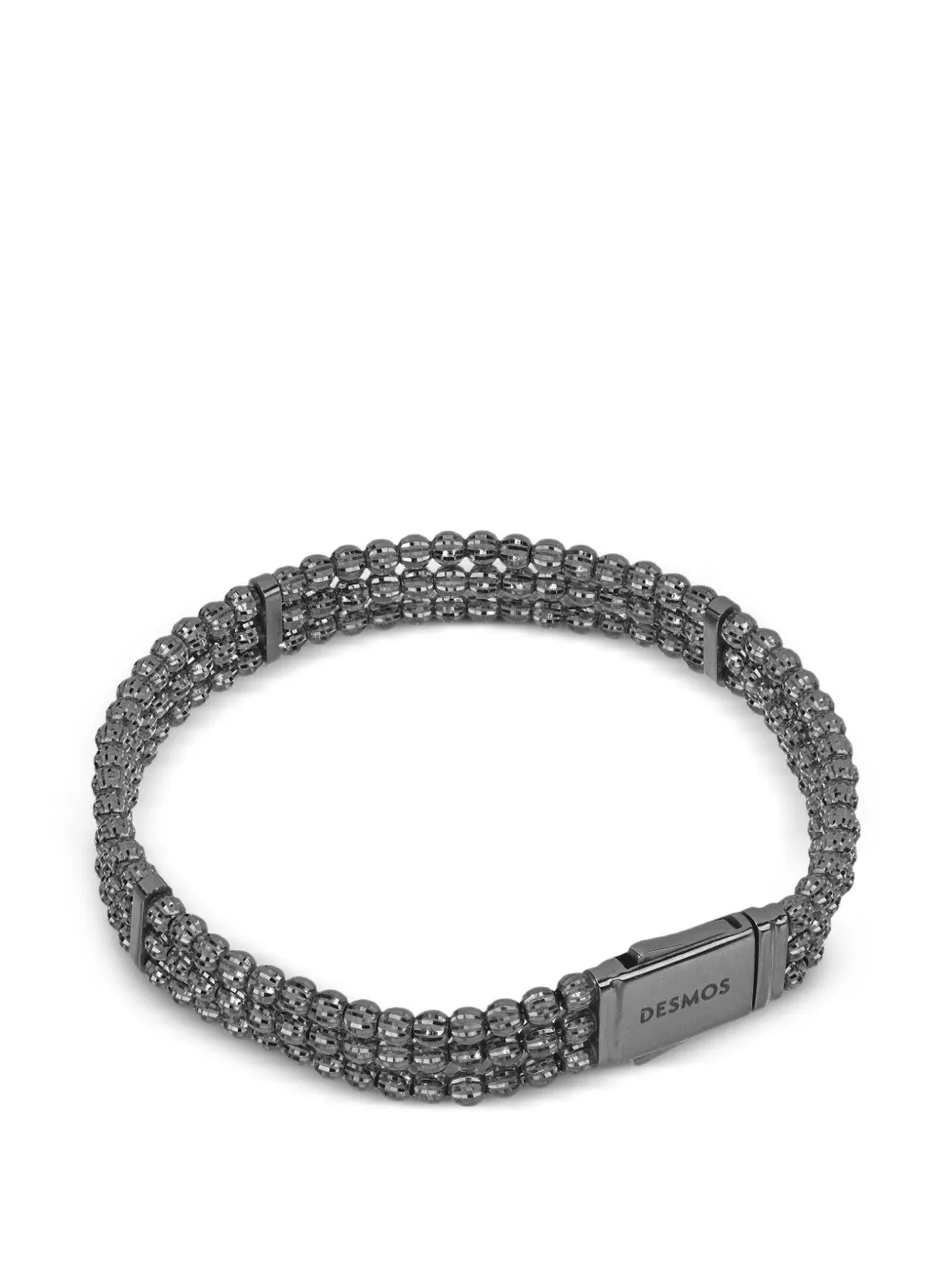 DESMOS Crystal three-row bracelet - Nero