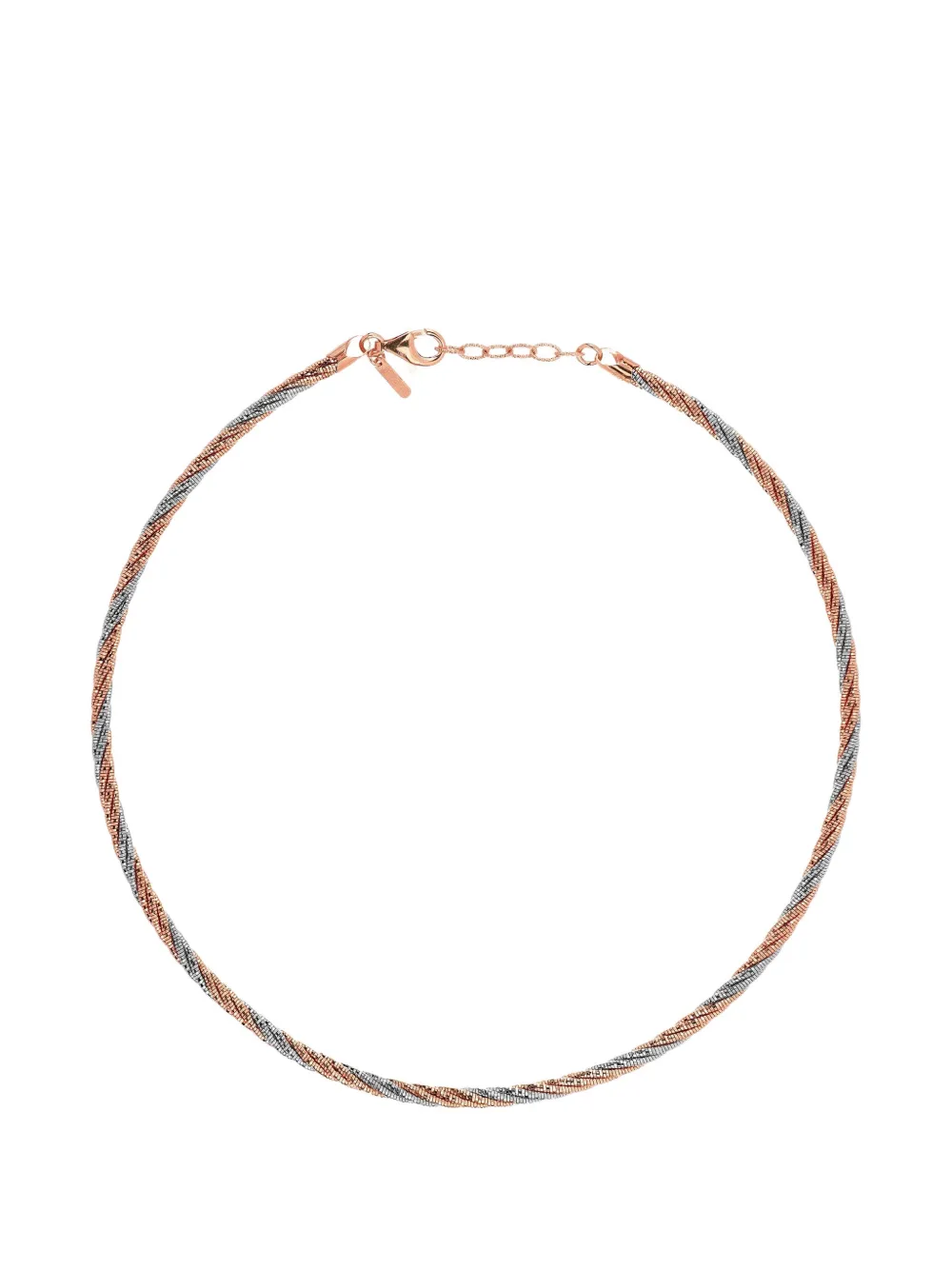 DESMOS Collana Spring Twist in argento sterling - Rosa