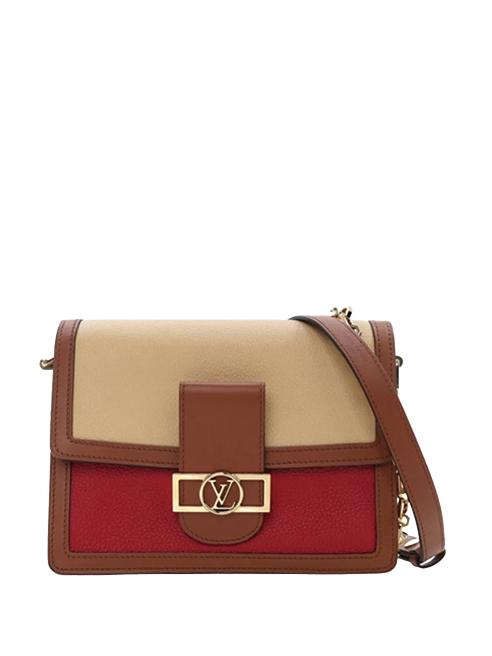 Louis Vuitton Pre-Owned 2021-2026 Taurillon Dauphine MM satchel - Nude