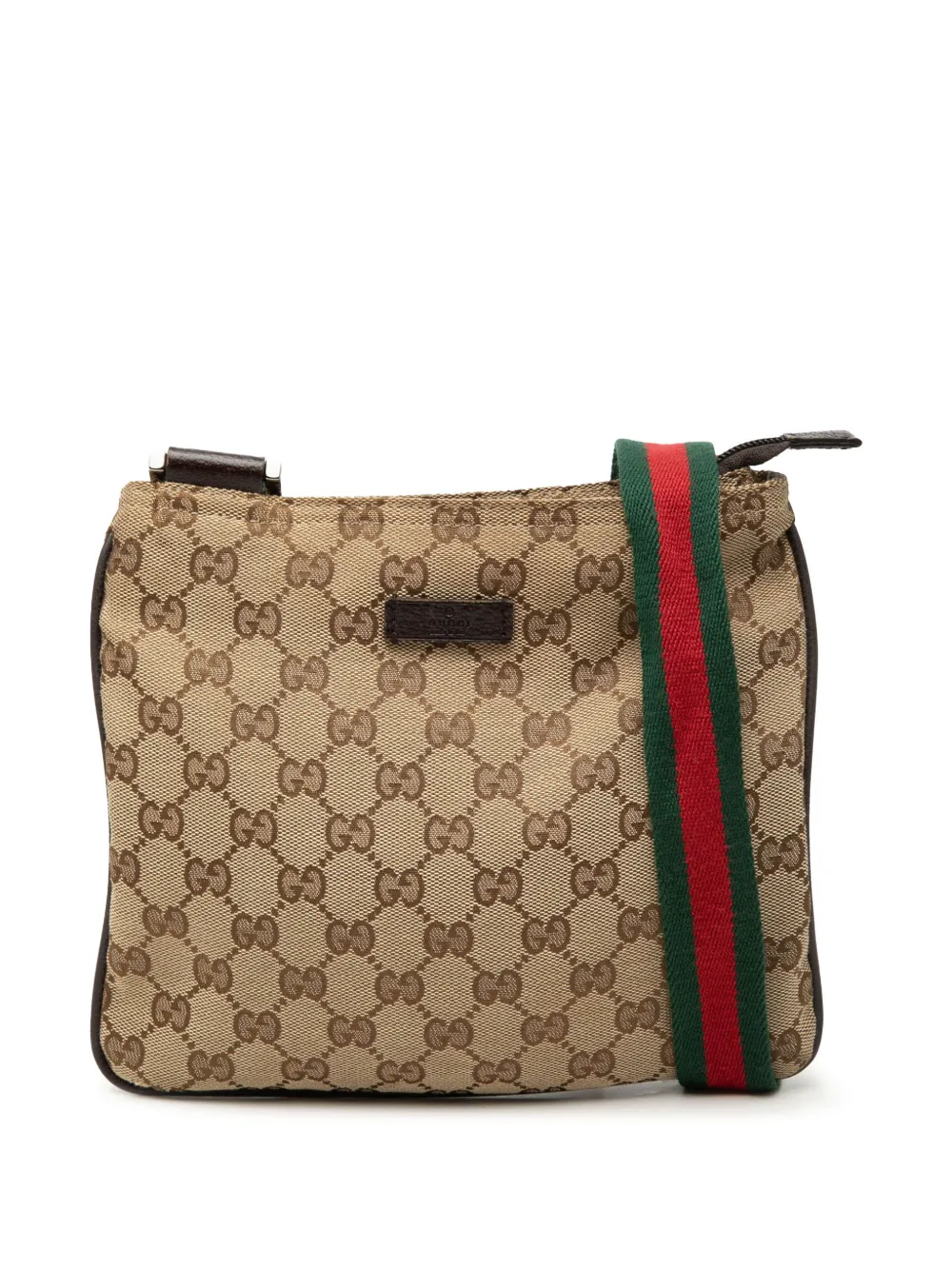 Gucci Pre-Owned 2000-2015 GG Canvas Web crossbody bag - Toni neutri