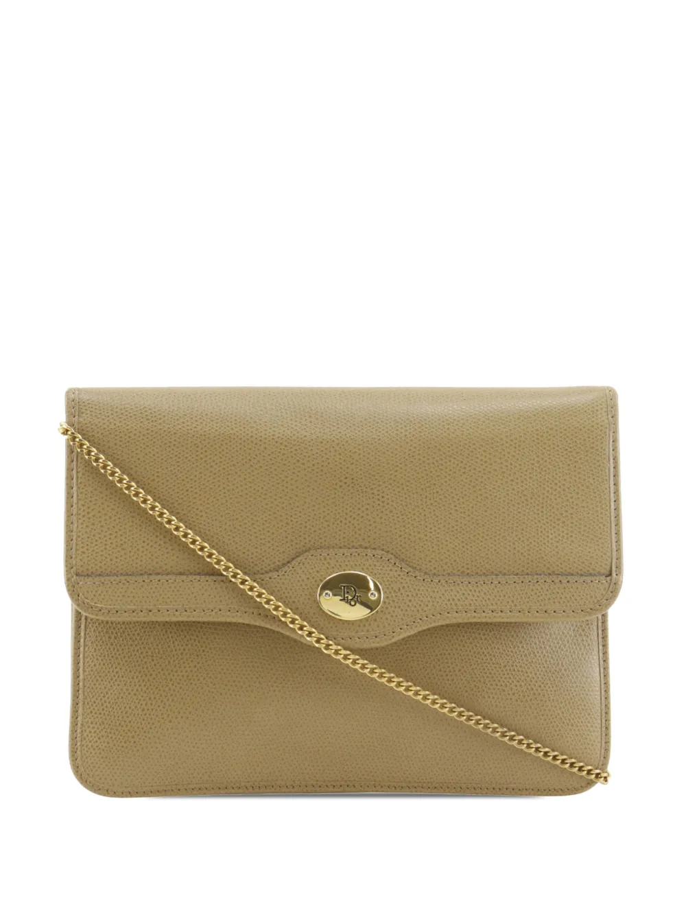 Christian Dior Pre-Owned 1990-2015 Leather Chain crossbody bag - Toni neutri