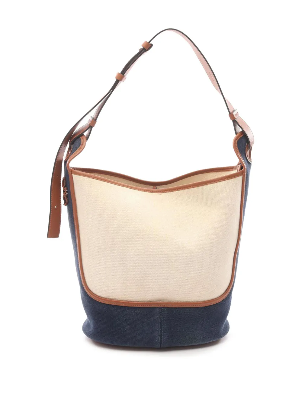 Loewe Pre-Owned 2010-2026 Canvas and Leather Anagram Hobo Bag shoulder bag - Toni neutri