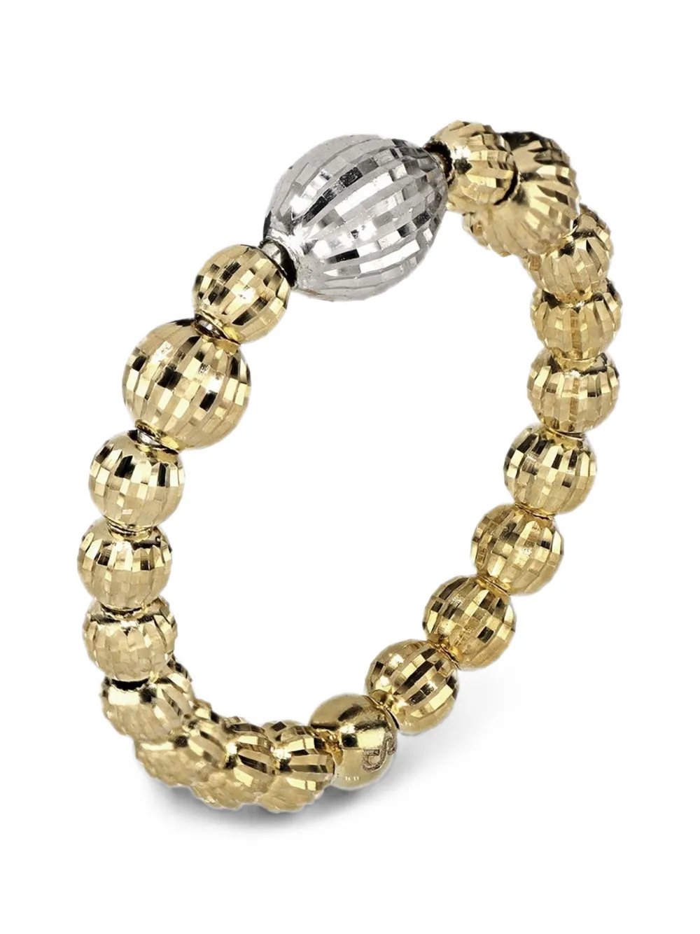 DESMOS Anello con cristalli - Oro