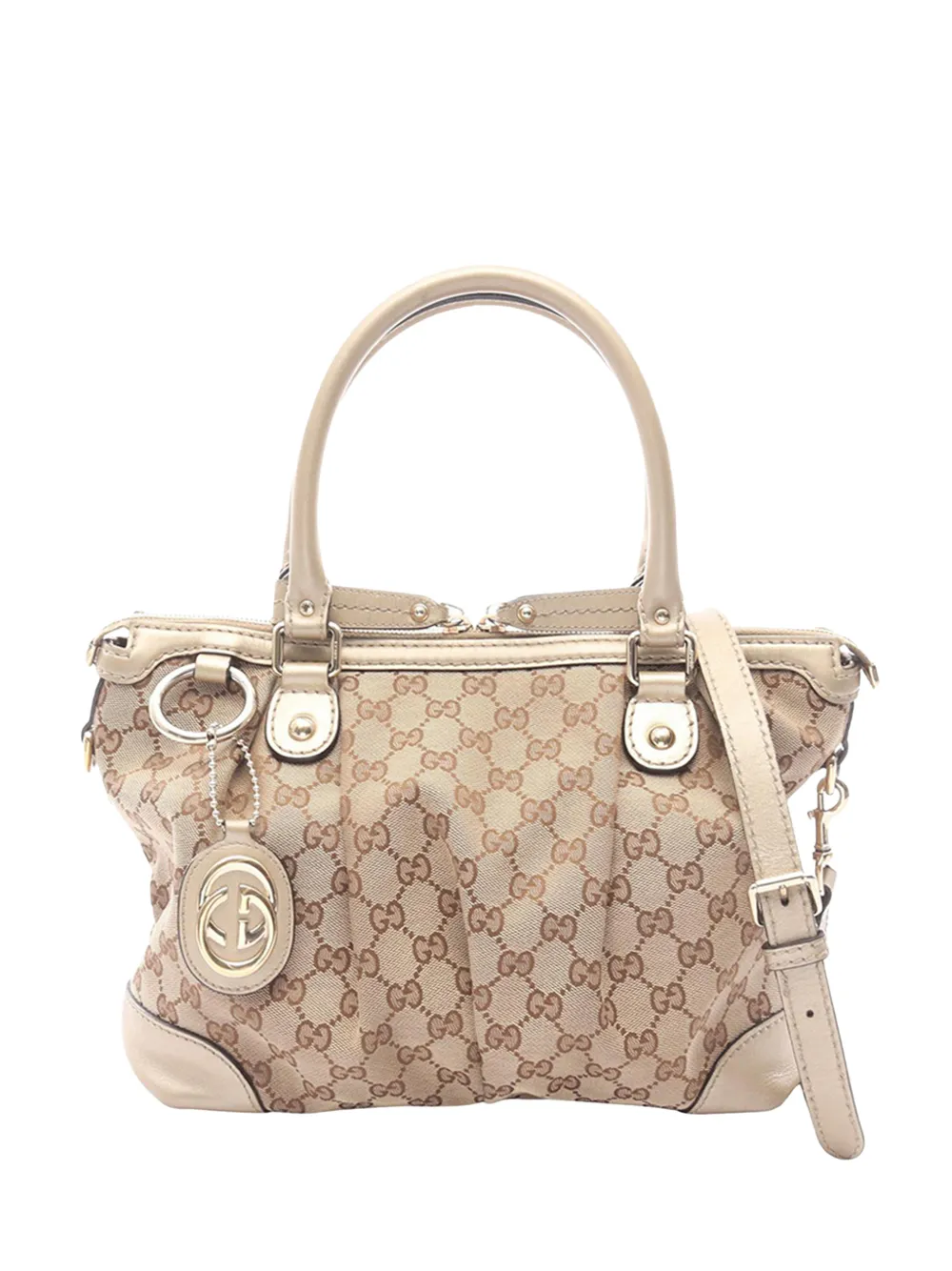 Gucci Pre-Owned 2000-2015 Large GG Canvas Sukey tote bag - Neutrals