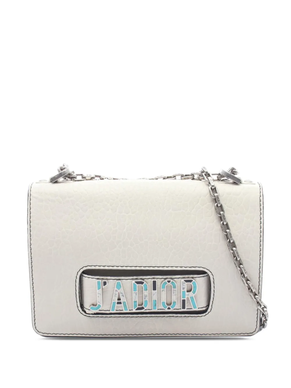 Christian Dior Pre-Owned 2010-2026 Leather Mosaic Jadior shoulder bag - Neutrals