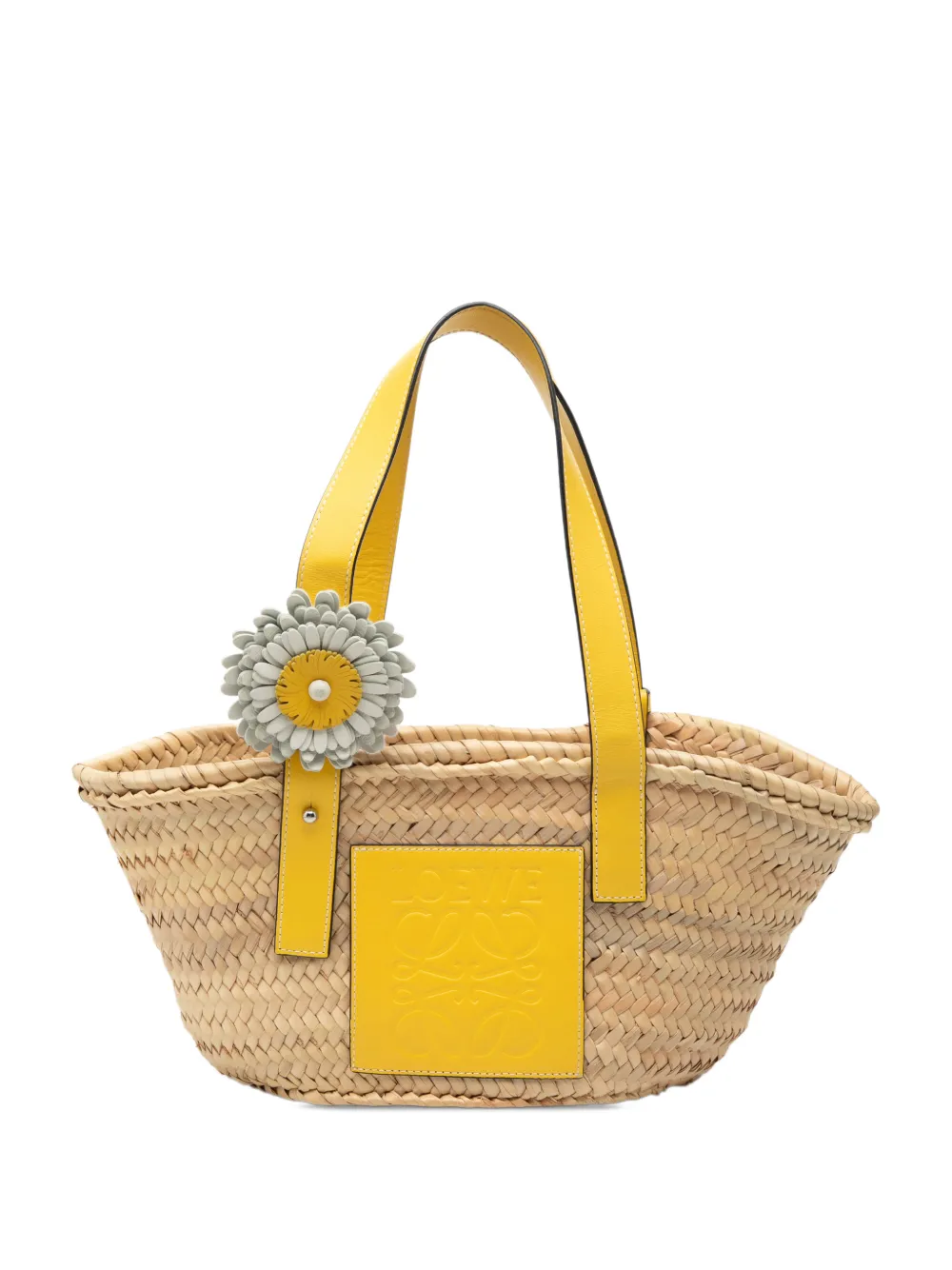Loewe Pre-Owned 2020 Small Palm Leaf Basket tote bag - Toni neutri
