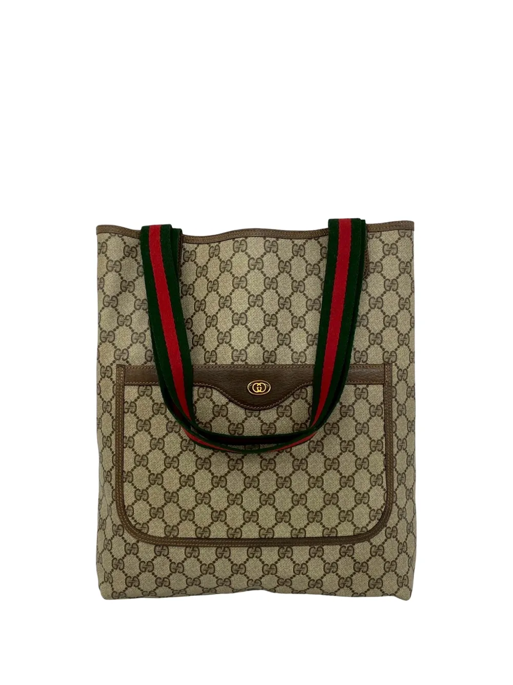 Gucci Pre-Owned 20th Century GG Supreme Web tote bag - Toni neutri