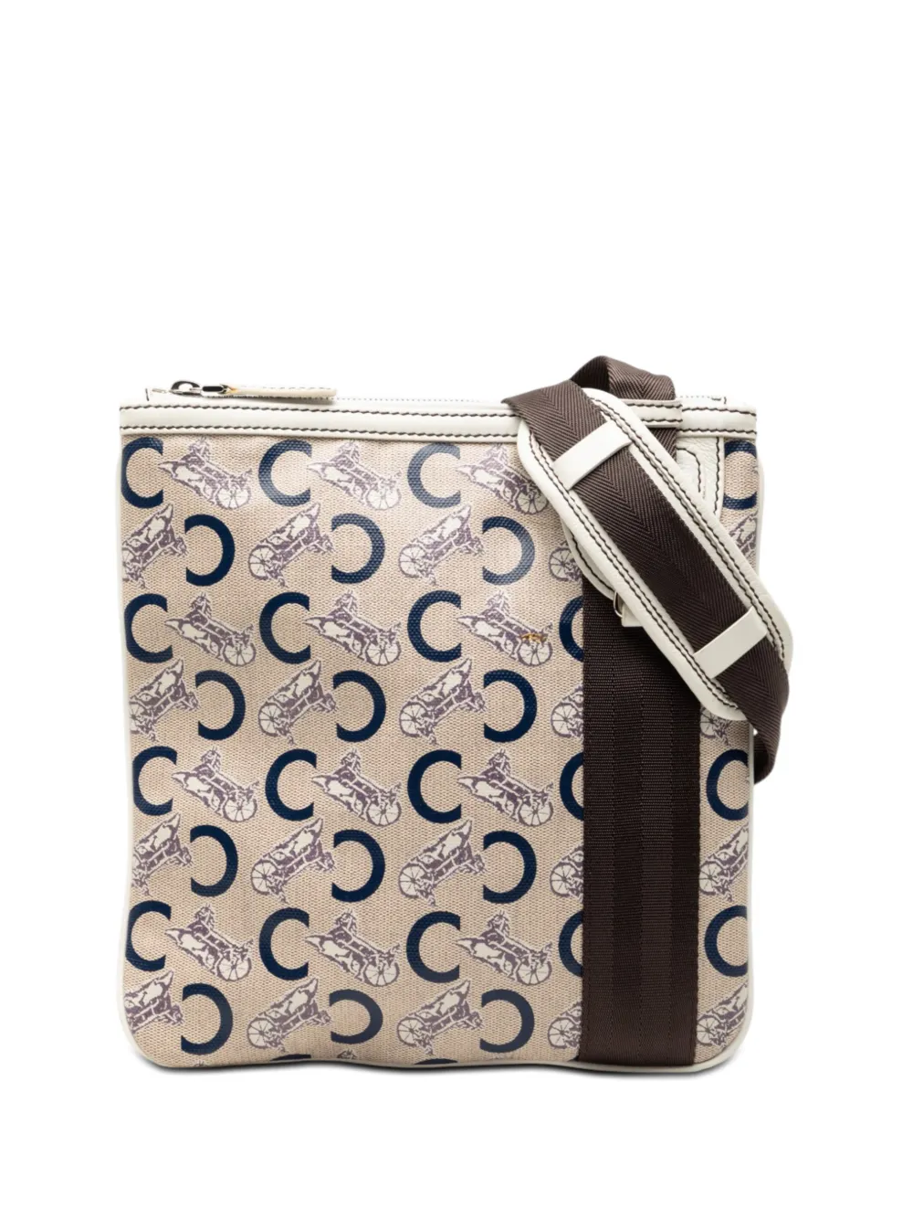 Celine Pre-Owned 2006 C Carriage Coated Canvas crossbody bag - Nude