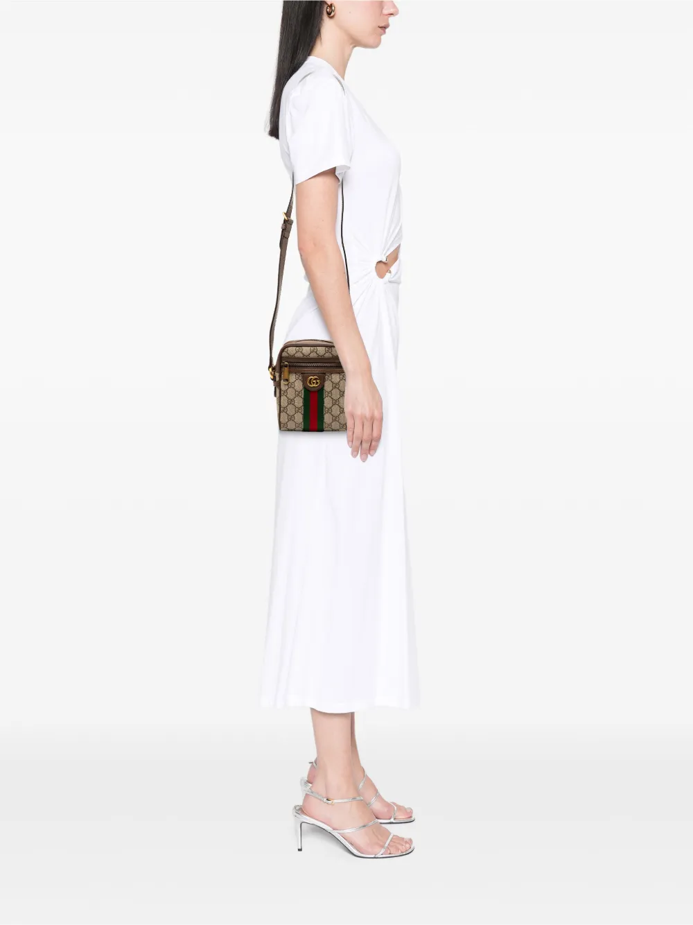 Gucci Pre-Owned 2016-2026 ミニ GGスプリーム ウェブ オフィディア 