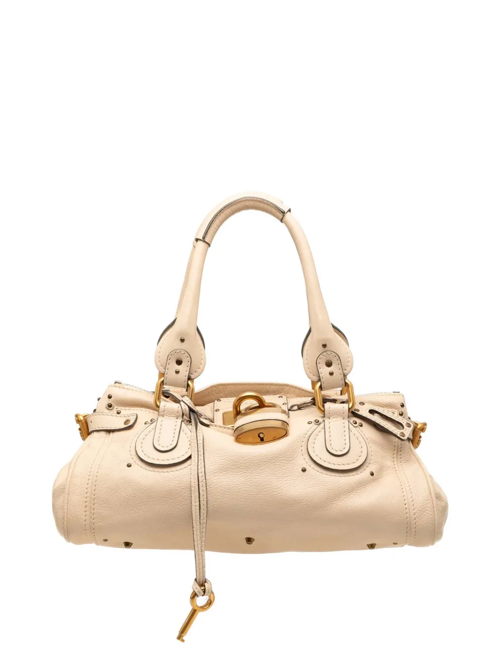 Chloé Pre-Owned 2009 Medium Leather Paddington handbag - Toni neutri
