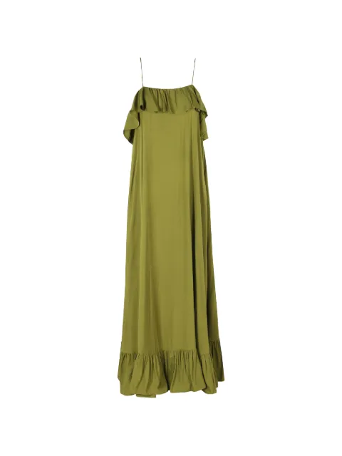 Essentiel Antwerp vestido largo con volantes en el cuello