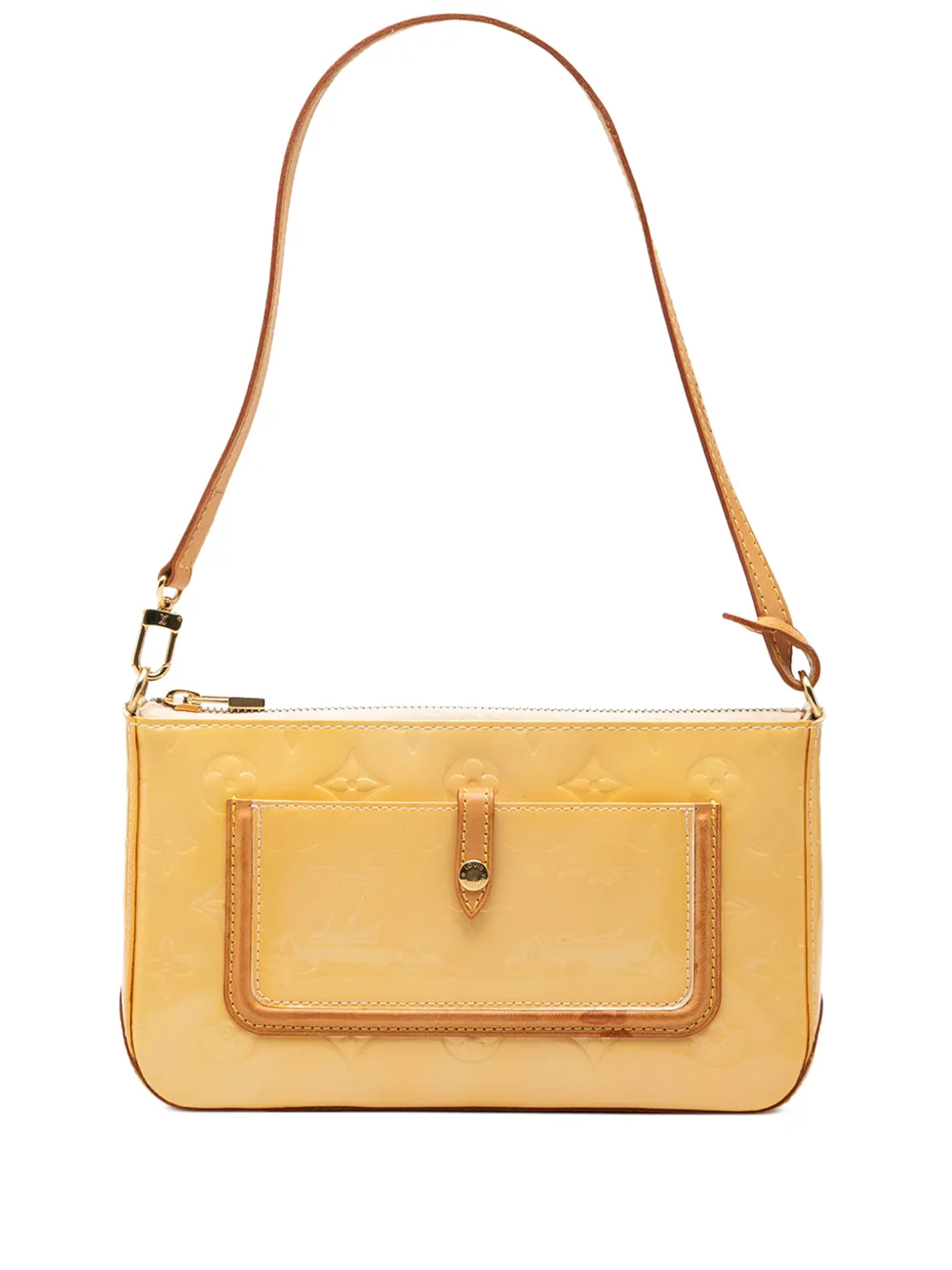 Louis Vuitton Pre-Owned 2004 Monogram Vernis Mallory Square shoulder bag - Nude
