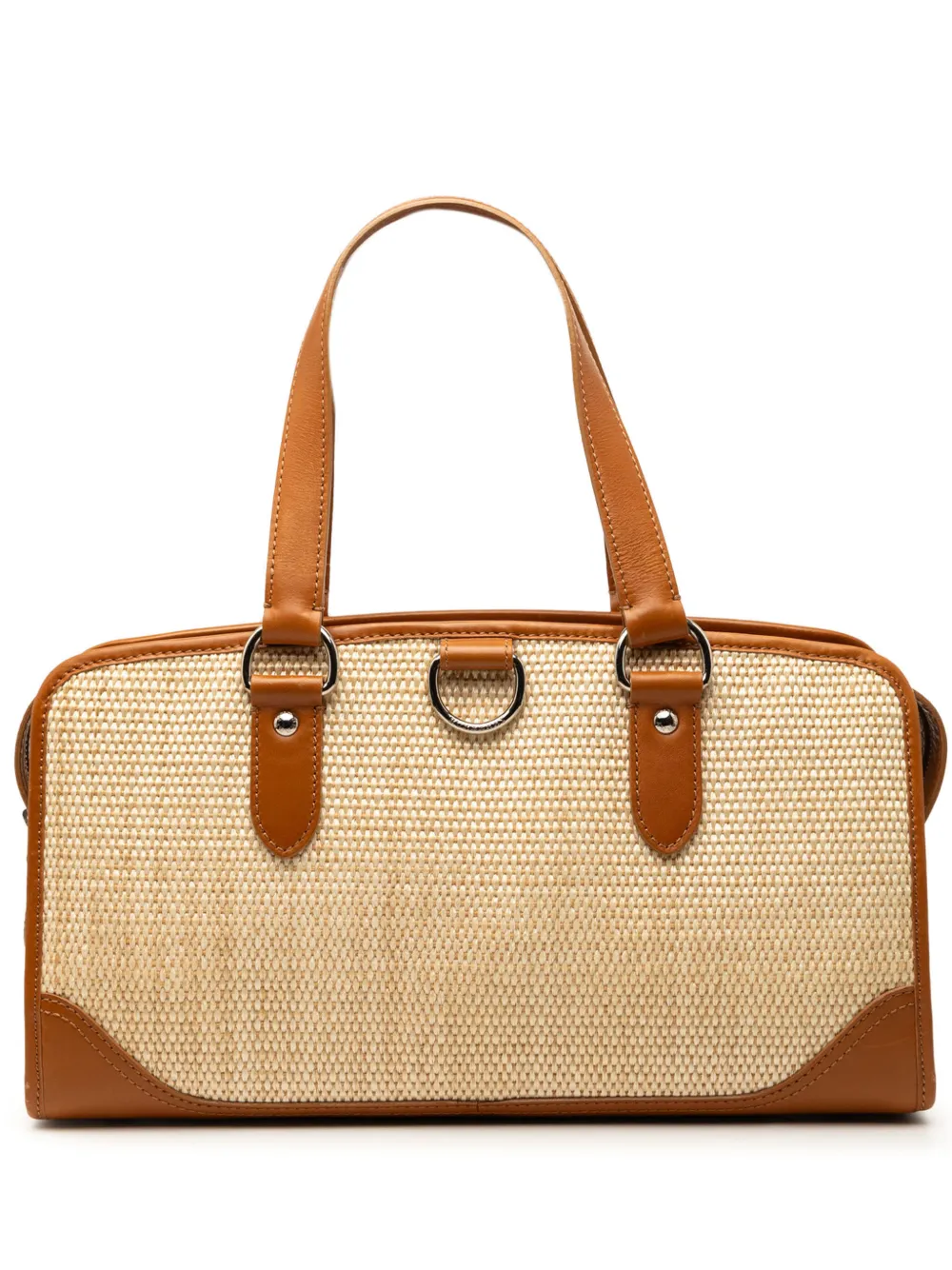 Burberry Pre-Owned 2000-2017 Straw and Leather handbag - Toni neutri