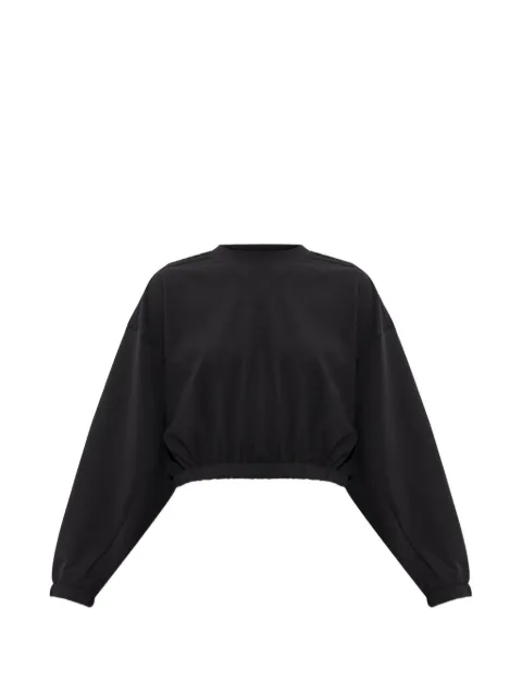 adidas sudadera corta con logo bordado