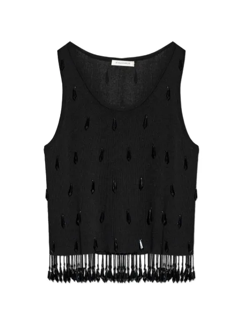 By Malene Birger top Hysa bordado con mostacillas