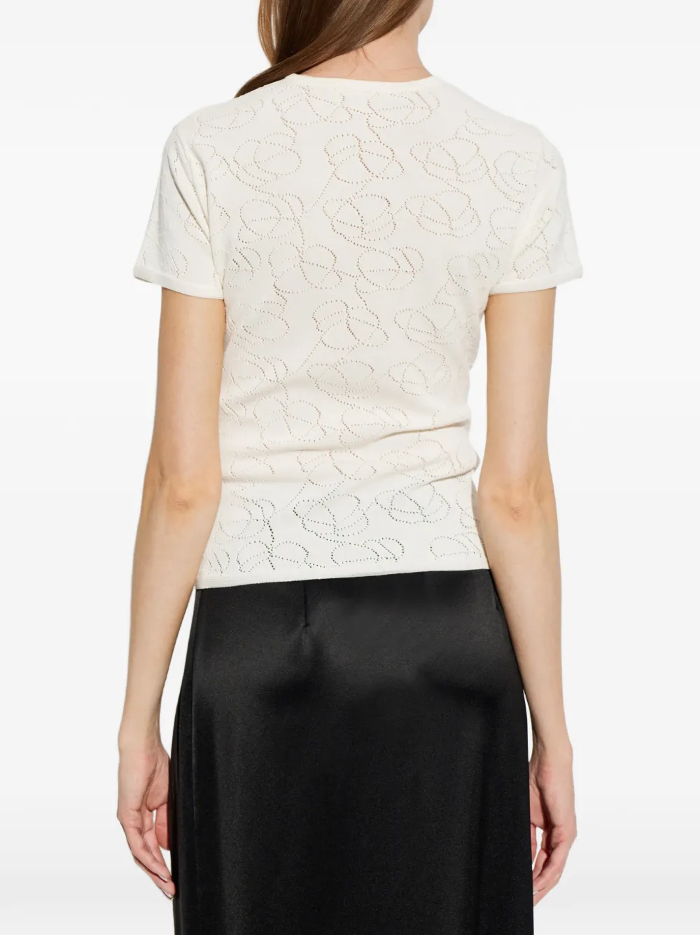 By Malene Birger Brit gebreid T-shirt Beige