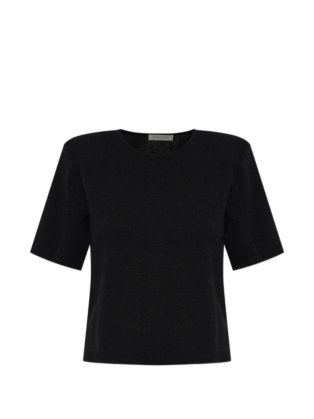 By Malene Birger Amber padded-shoulder top - Schwarz