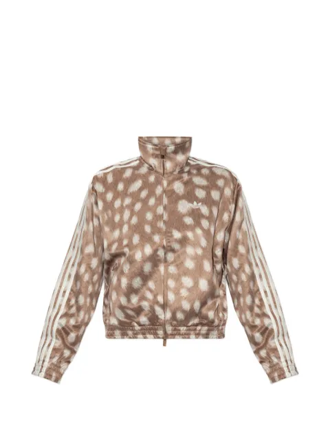 adidas animal-print track jacket