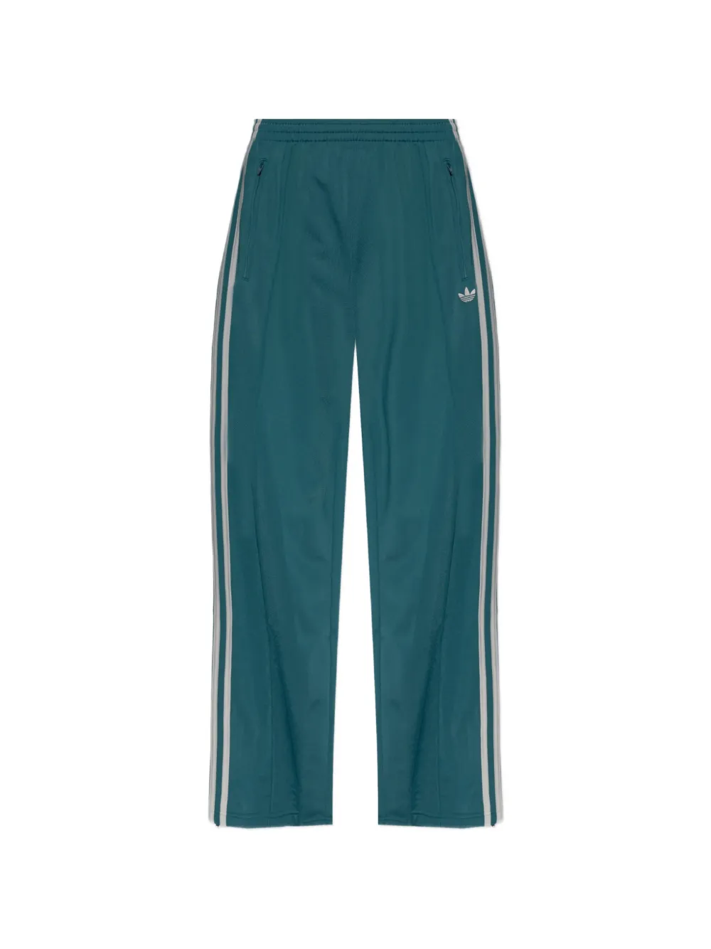 adidas side-stripe wide-leg track pants - Verde