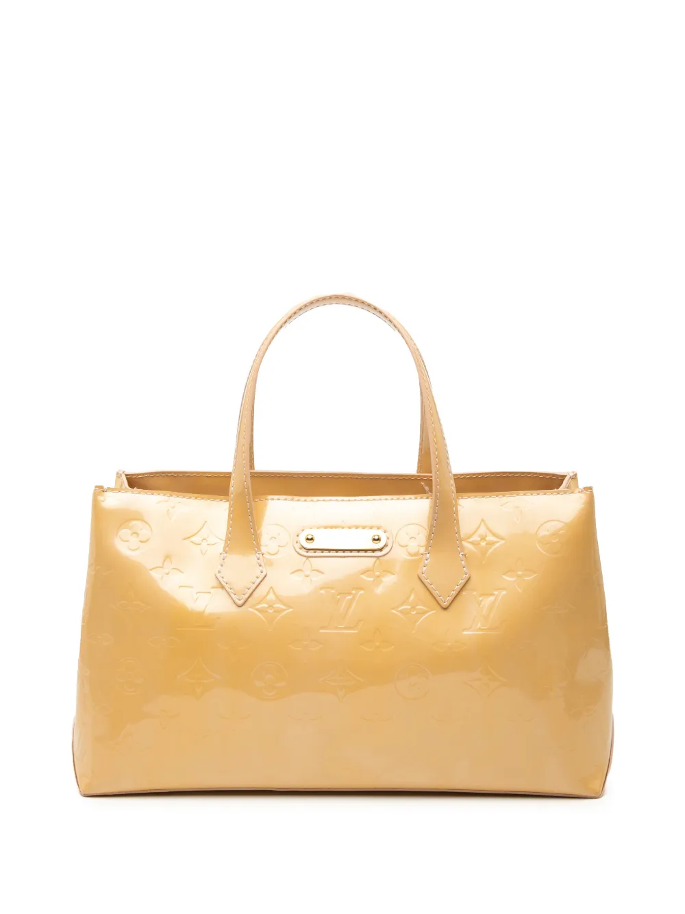 Louis Vuitton Pre-Owned 2009-2012 Monogram Vernis Wilshire PM handbag - Nude
