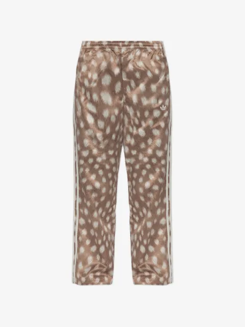 adidas animal-print three-stripes track pants