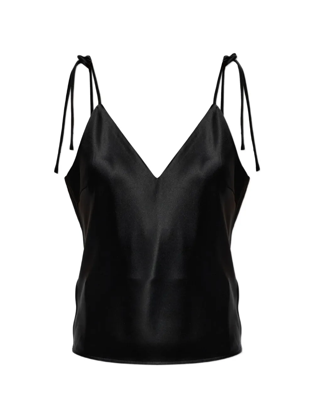 By Malene Birger Pasca tie-fastening top - Schwarz